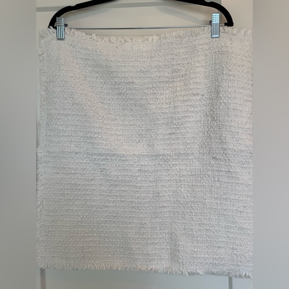 Luxurious Cream Textured Pillow Cover